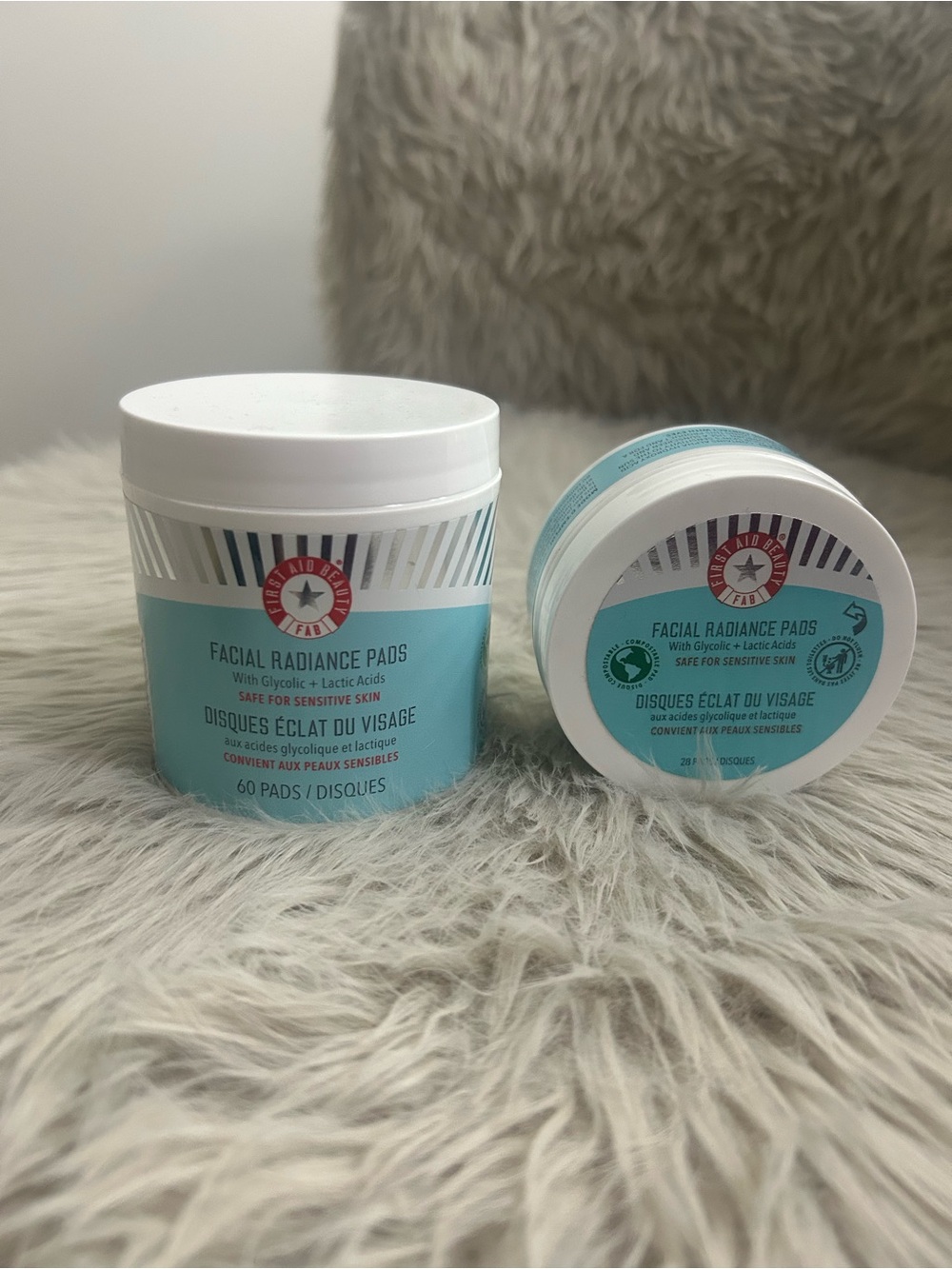 First Aid Beauty Facial Radiance Pads - Gentle Radiance Pads-Regular and Travel